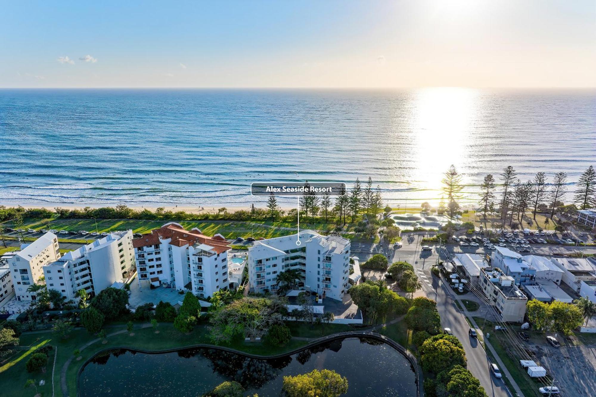 Alex Seaside Resort Alexandra Headland Exteriér fotografie