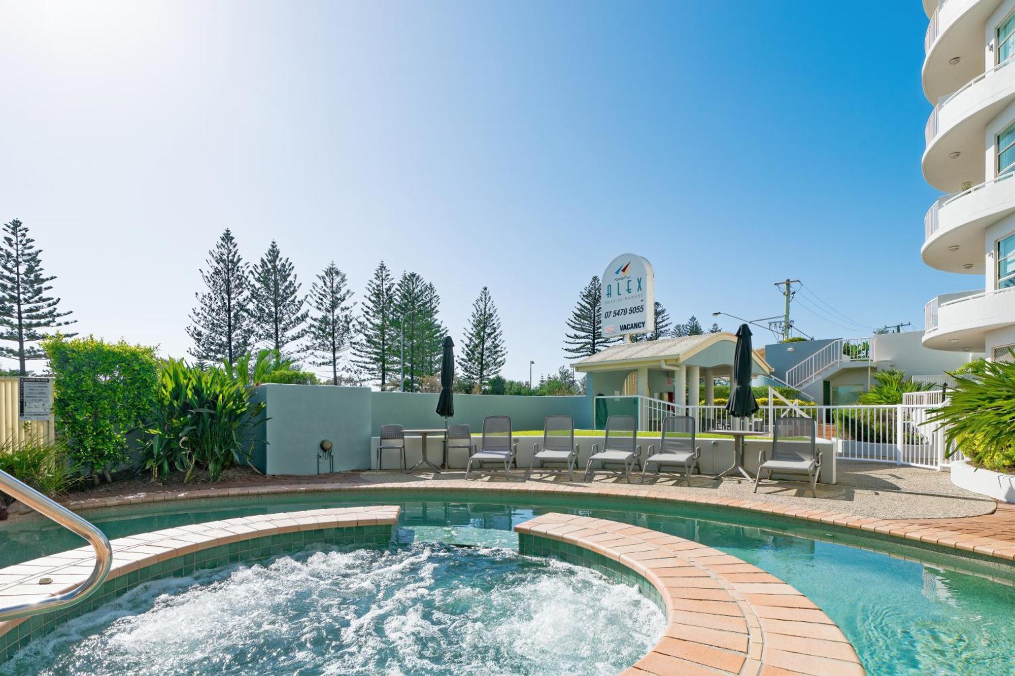 Alex Seaside Resort Alexandra Headland Exteriér fotografie